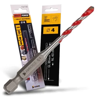 Multi Force Hartmetall Bohrer - Ø4 mm - GL: 80mm - NL: 40mm från Amboss – produktbild 1 av 2