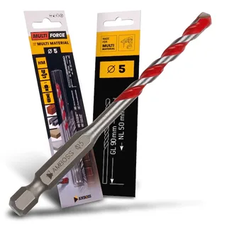 Multi Force Hartmetall Bohrer - Ø5 mm - GL: 90mm - NL: 50mm de Amboss – image du produit 1 sur 2