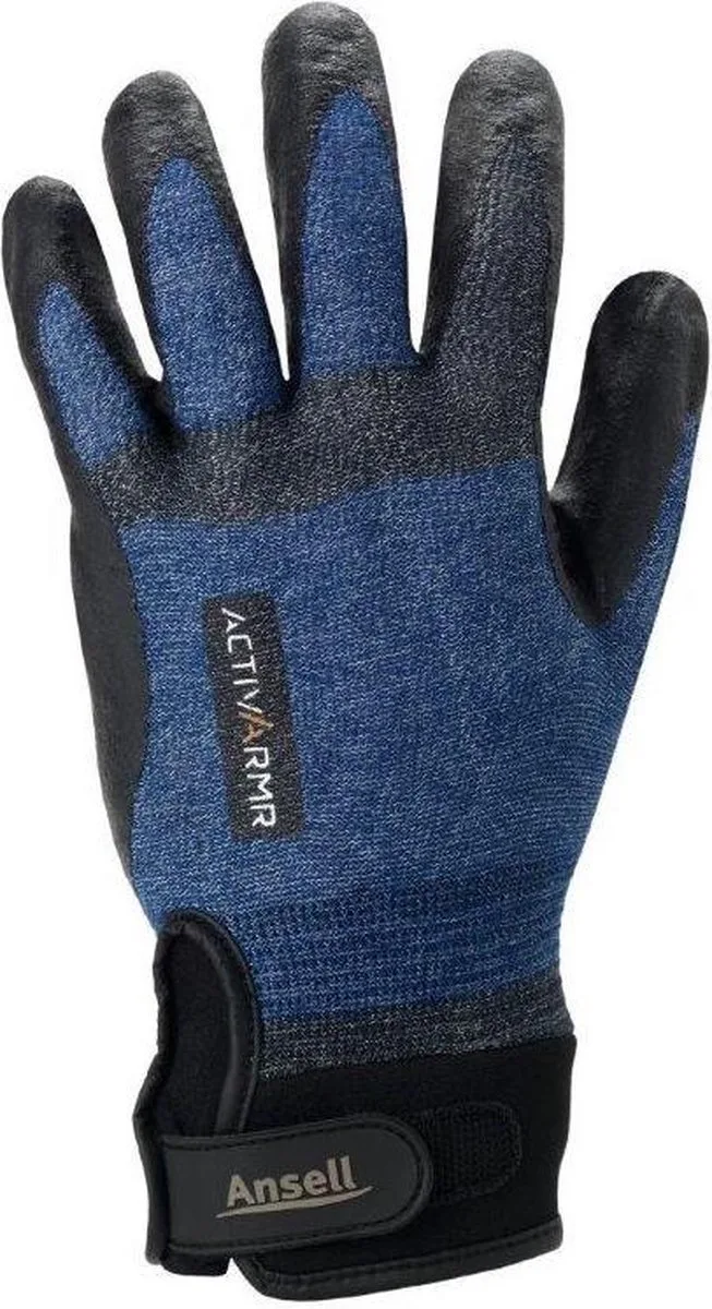 ActivArmr 97-005 loodgieters/bouw werkhandschoen - 2 paar by Ansell, Blue, 11/XXL – product image