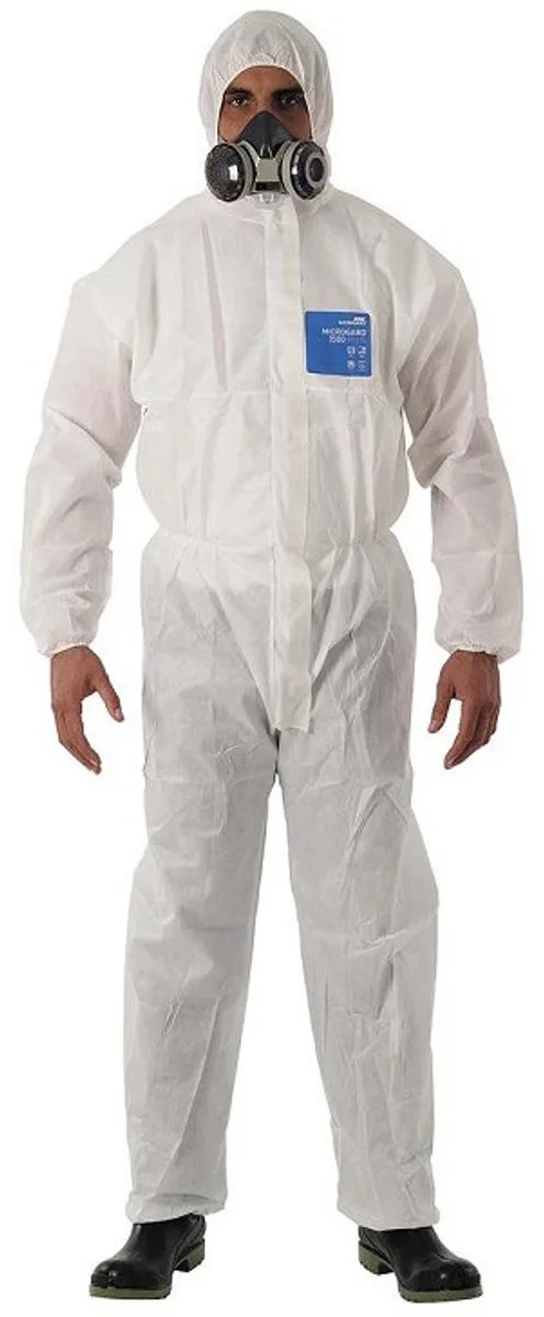 AlphaTec 1500 Plus wegwerpoverall - wit de Ansell, Blanc, XL – image du produit