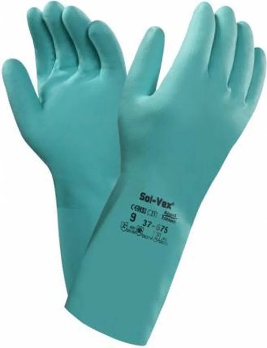 Handschoen AlphaTec-SolVex 37-675, 330 mm,mt.8 de Ansell, Vert – image du produit