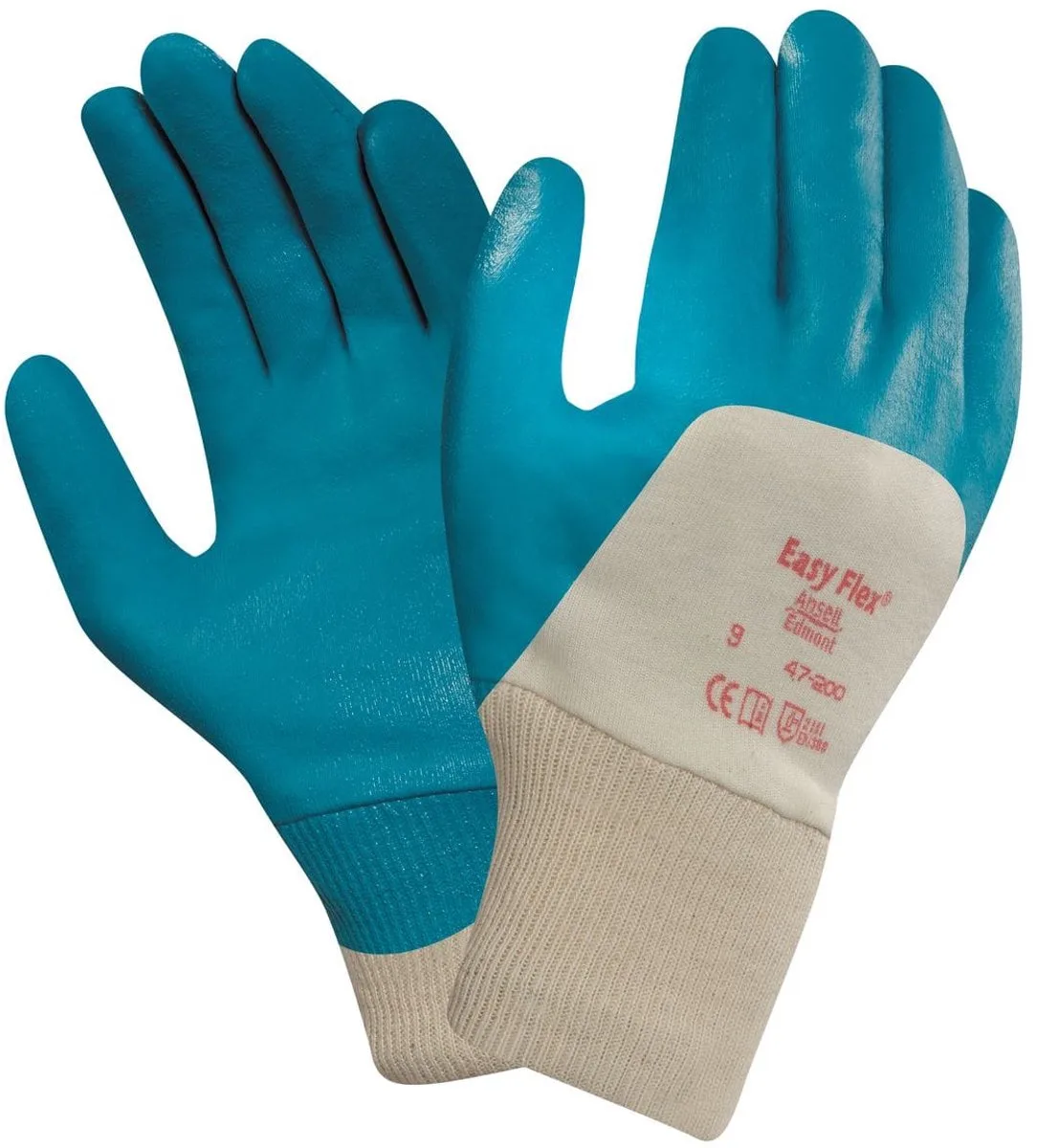 Handschoen Easy Flex 47-200 by Ansell, Blue – product image