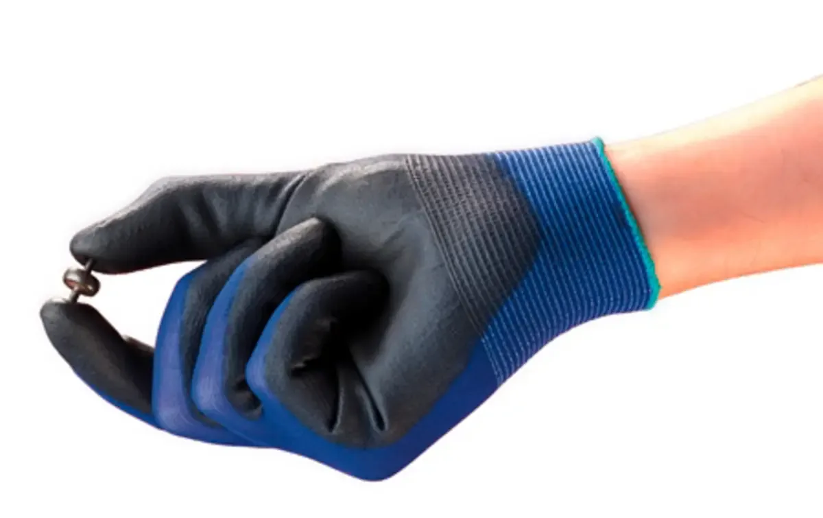 HyFlex® 11618070 Werkhandschoen Nylon Maat (handschoen): 7 EN 388:2016, EN 420-2003, EN 388-2003, EN 21420:2020 ISO 21420:2020 PSA-cat. II 1 paar de Ansell, Noir – image du produit