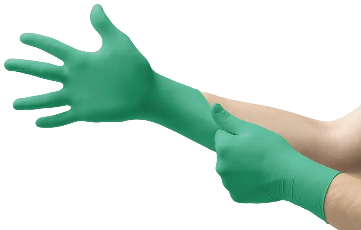 TouchNTuff® 92600VP080 Wegwerphandschoen 20 stuk(s) Nitril Maat (handschoen): 8 EN 374, EN 420-2003, EN 374-5, EN 374-1, EN 21420:2020 ISO 21420:2020 de Ansell, Vert – image du produit