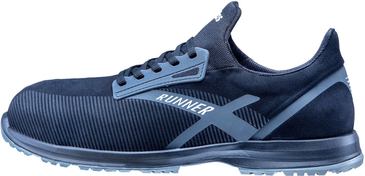 Runner 95 S3 SRC ESD - Lage Veiligheidsschoen - Microfiber von Atlas, Blau – Produktbild