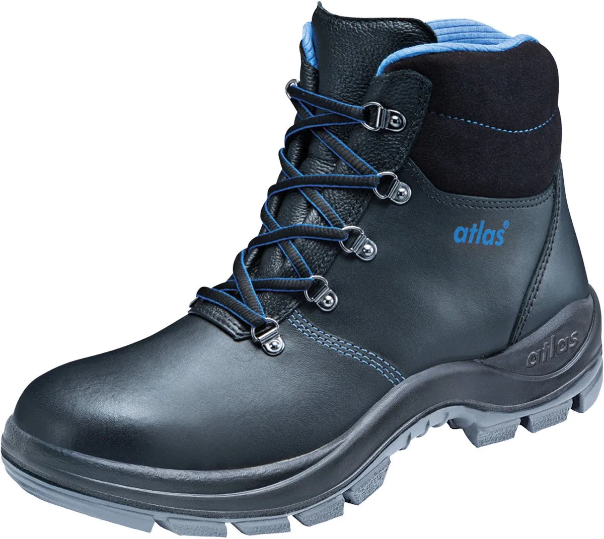 Schoen Duo Soft 725 HG Hi1 S3 - Zwart von Atlas, Schwarz, 47 – Produktbild