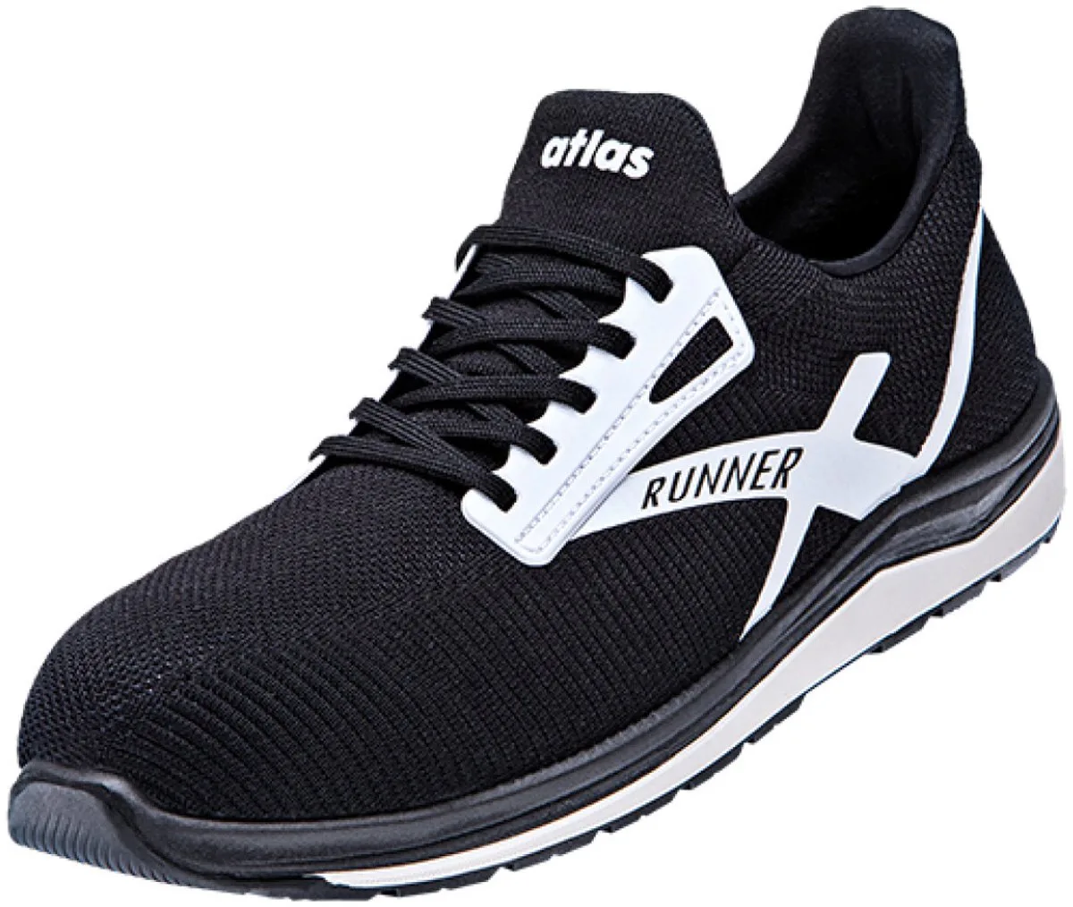 Schoen Runner 25 S1P - Zwart by Atlas, Black, 46 – product image