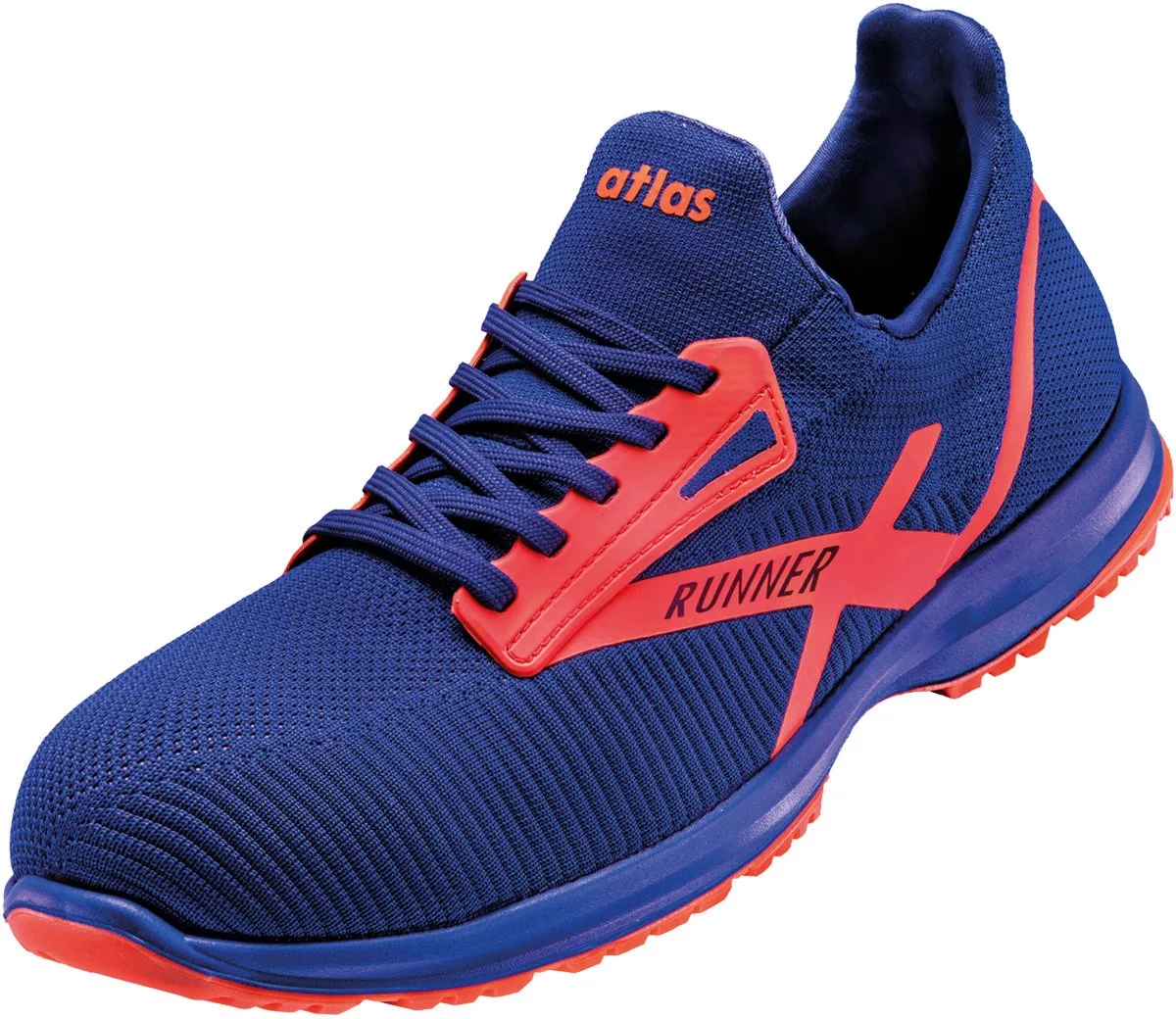 Schoen Runner 45 S1P - Neon Blauw von Atlas, Neon Blauw, 40 – Produktbild
