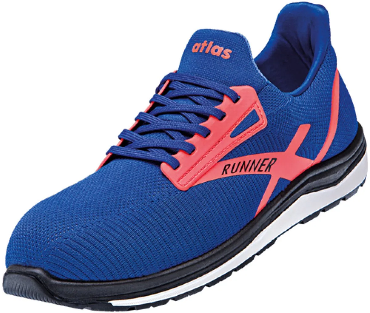 Schoen Runner 45 S1P - Neon Blauw von Atlas, Neon Blauw, 42 – Produktbild