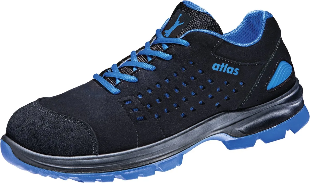 Schoen SL 405 XP 2.0 S1P ESD - Zwart/Blauw de Atlas, Noir, Bleu, 40 – image du produit