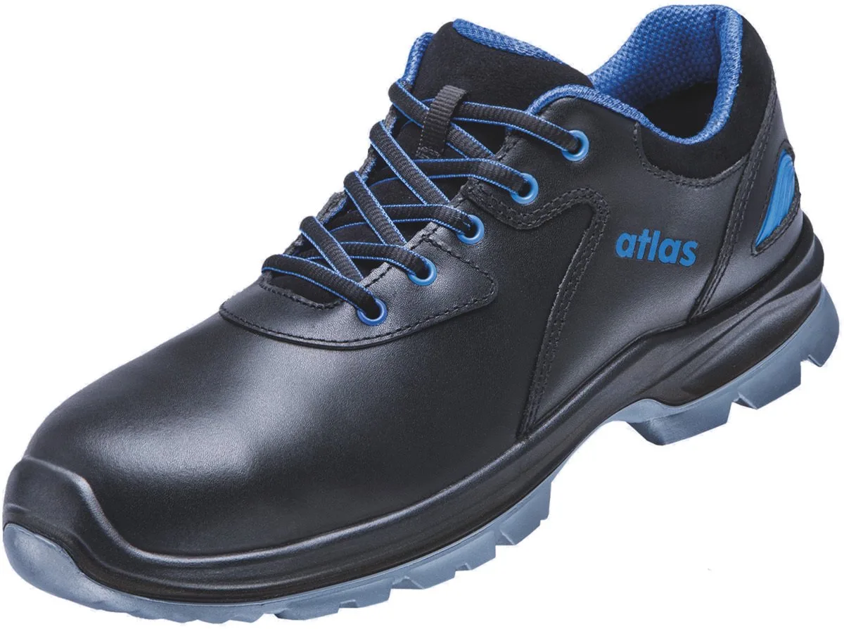 Schoen SL 645 XP 2.0 S3 ESD - Zwart/Blauw von Atlas, Schwarz, Blau, 40 – Produktbild