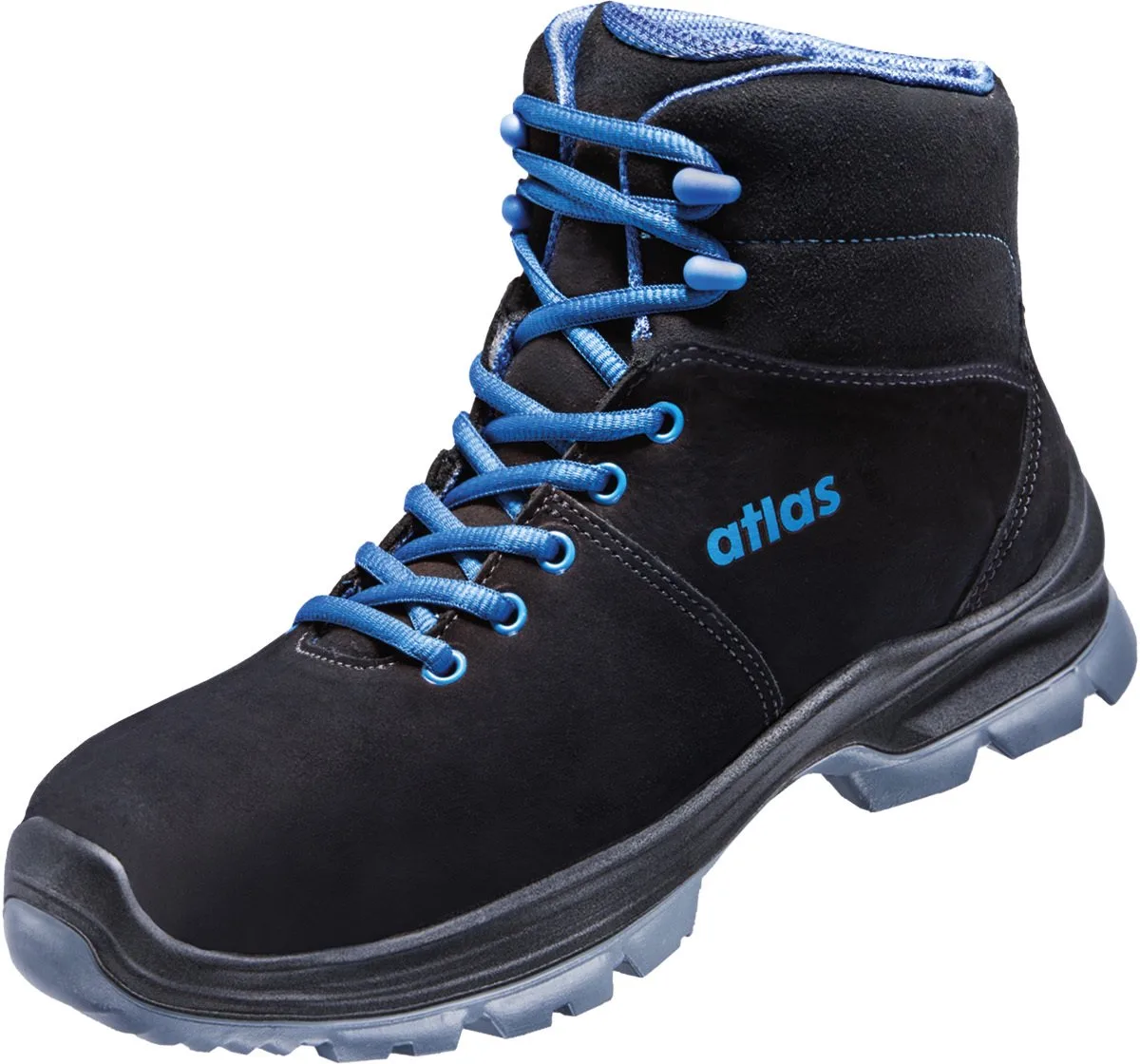 Schoen SL 80 2.0 HG S2 ESD - Zwart/Blauw fra Atlas, Sort, Blå, 46 – produktbillede