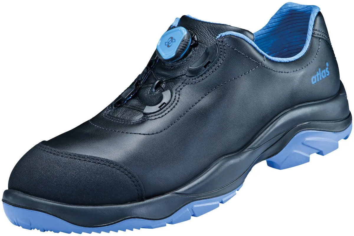 Schoen SL 9645 XP 2.0 BOA LG S3 ESD - Zwart/Blauw von Atlas, Schwarz, Blau, 46 – Produktbild