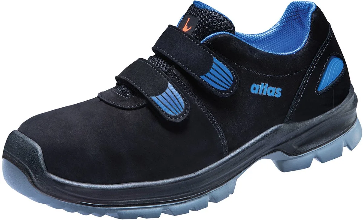 Schoen TX 40 LG S2 - Zwart/Blauw von Atlas, Schwarz, Blau, 43 – Produktbild
