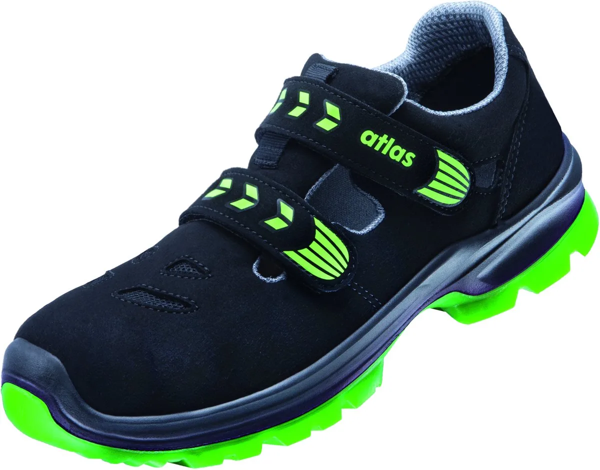 Veiligheidsschoenen 23200 Atlas SL 26 by Atlas, Black, Green – product image