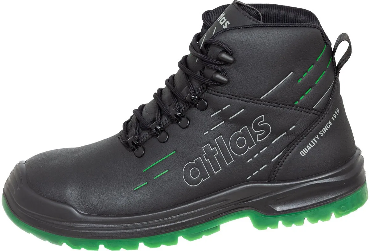 Veiligheidsschoenen 24900 Atlas AGRAR MAX by Atlas, Black, Green – product image