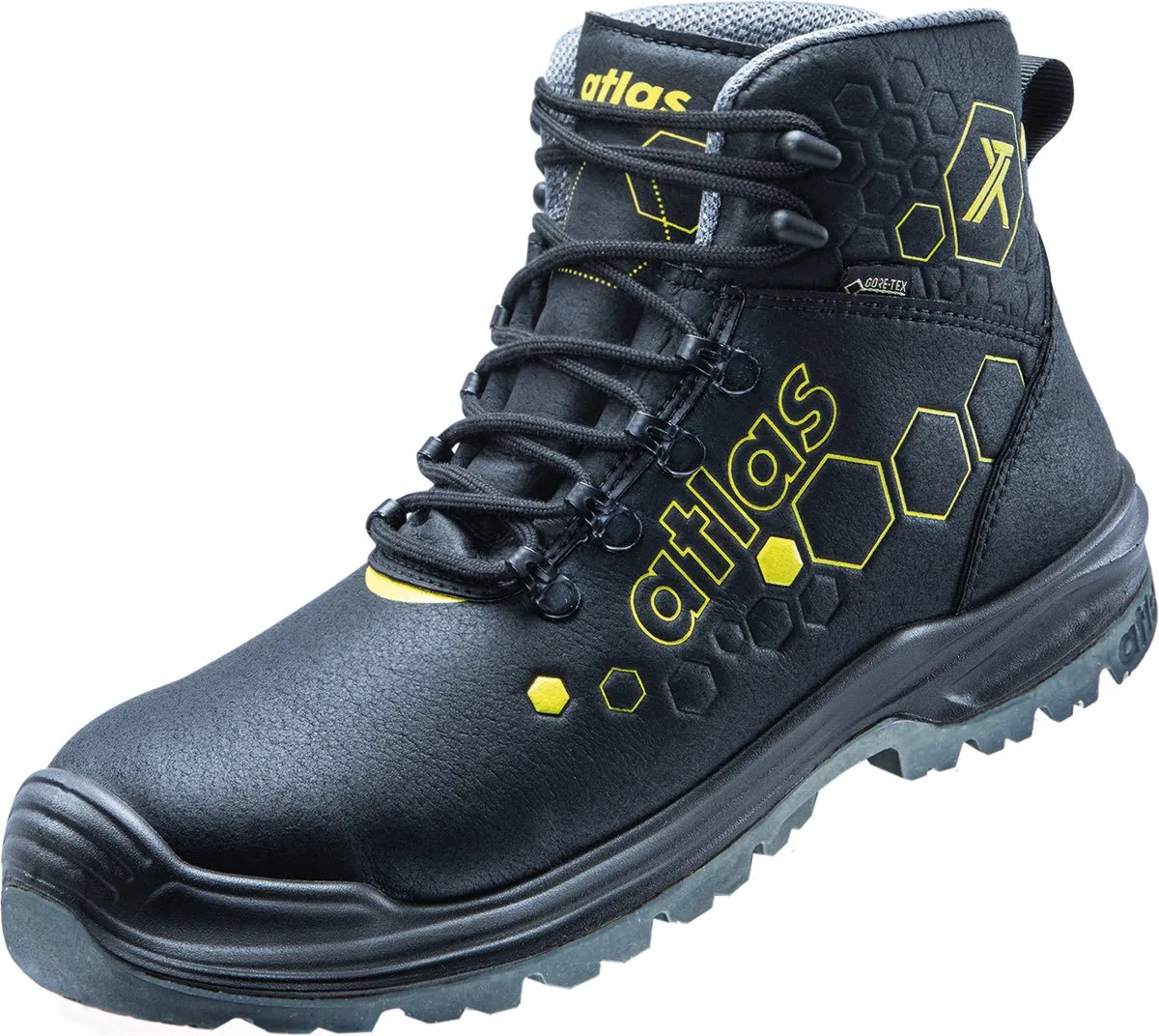 Veiligheidsschoenen 78400 Atlas XT 510 GTX de Atlas, Noir, Jaune – image du produit