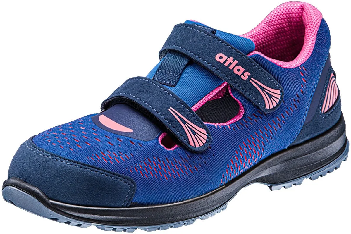 Veiligheidsschoenen 86800 Atlas GX 165 ESD de Atlas, Bleu, Rose – image du produit