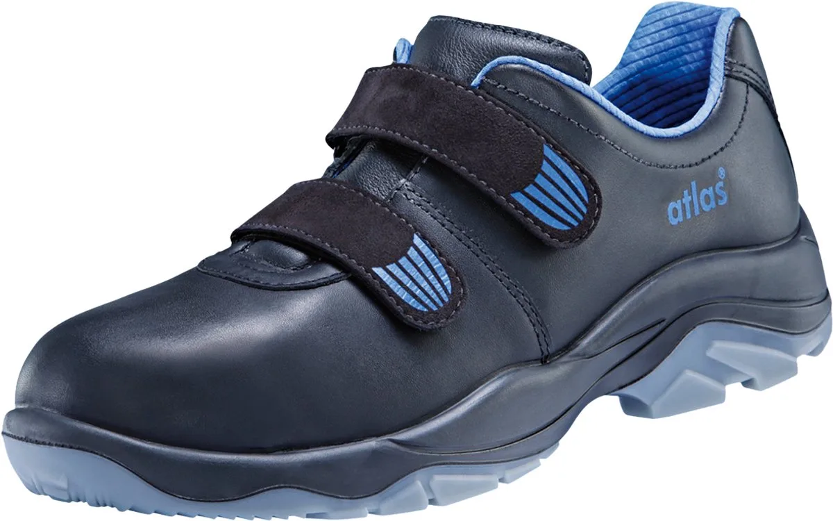 Veiligheidsschoenen Atlas Alu-Tec 240 van Atlas, Zwart, Blauw – productafbeelding