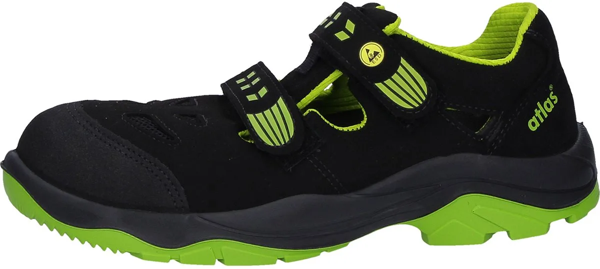 Veiligheidsschoenen SL 265 XP groene ESD von Atlas, Schwarz, Grün – Produktbild