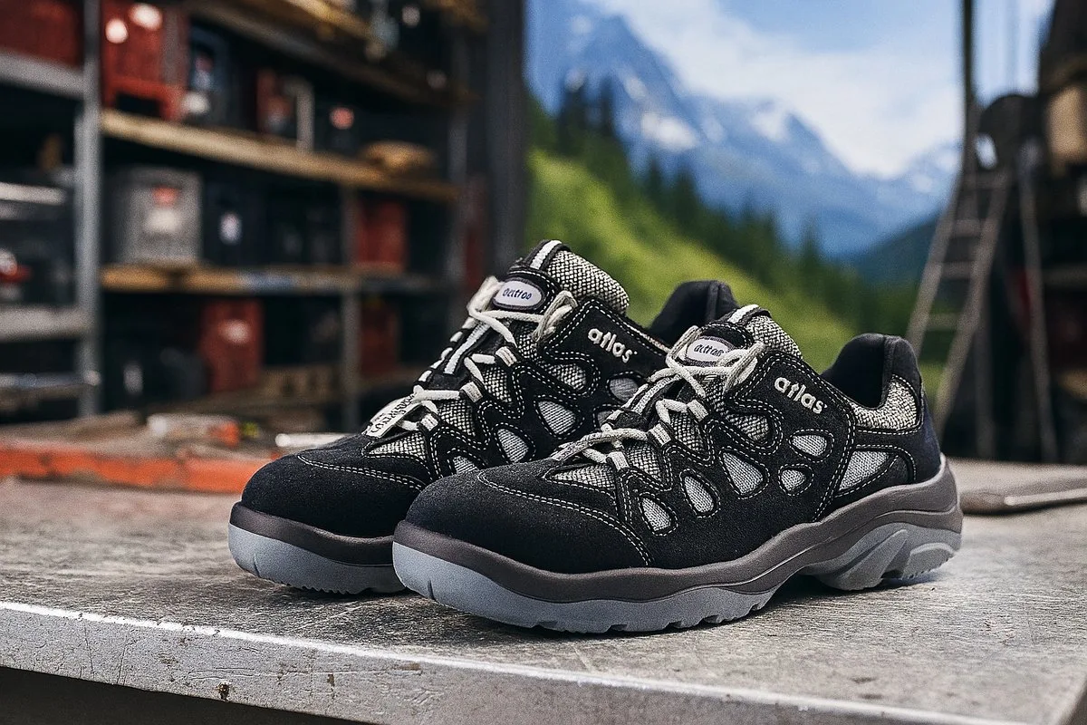 werkschoenen s1P laag alu-tec 125 XP van Atlas, Zwart, 46 – productafbeelding