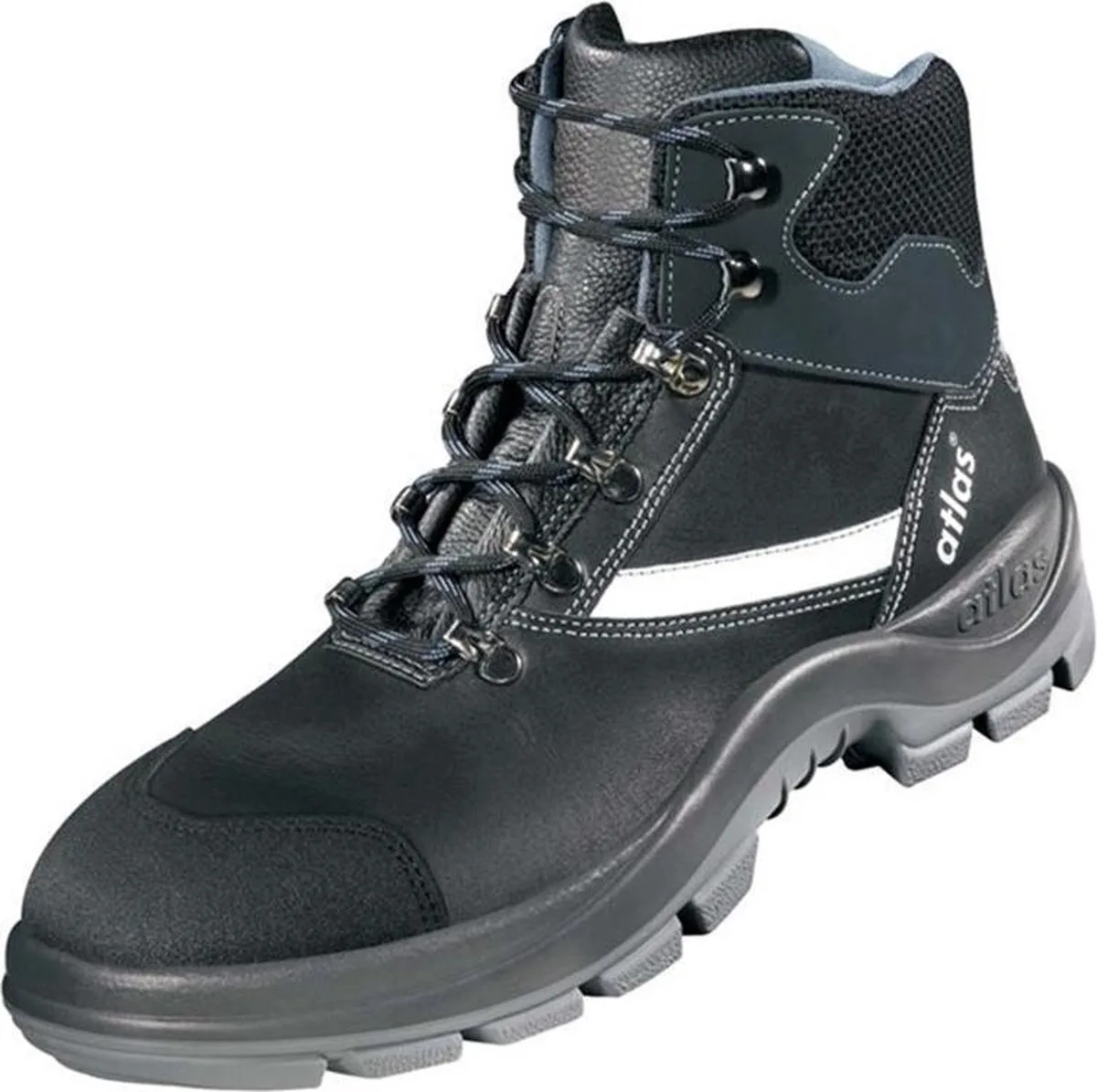 werkschoenen s3 hoog alu-tec 735 XP van Atlas, Zwart, 46 – productafbeelding