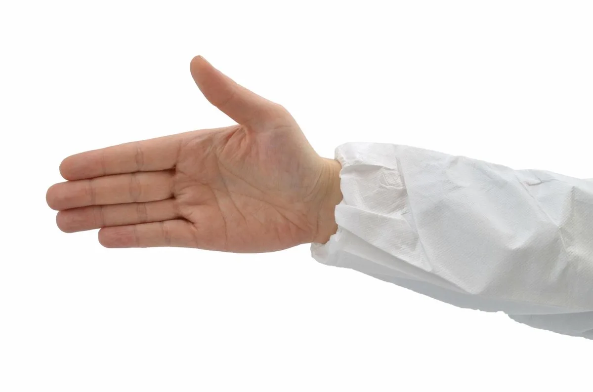 AW01202 - Wegwerpoverall - XL - Waterdicht van AWTOOLS, Wit – productafbeelding