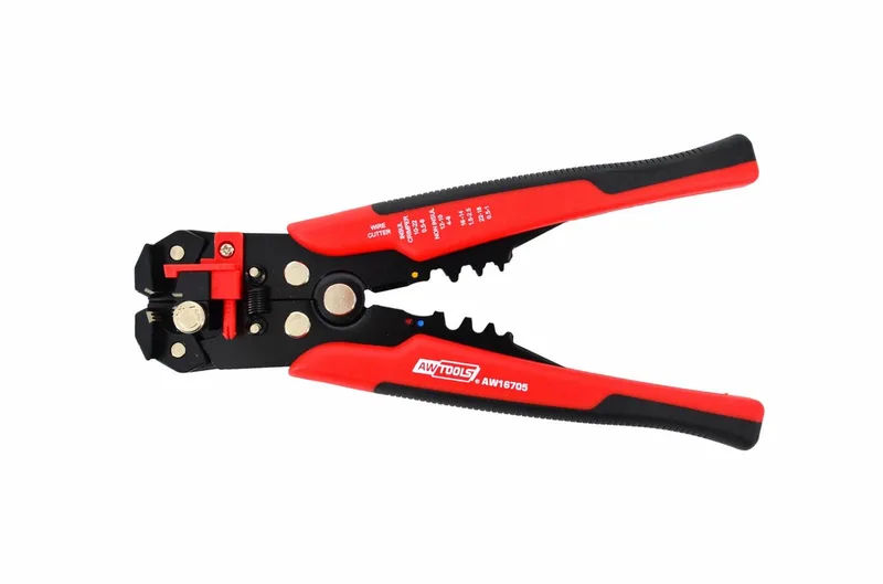 AW16705 - Strip- en Krimptang - 205mm - Ergonomisch by AWTOOLS, Black – product image