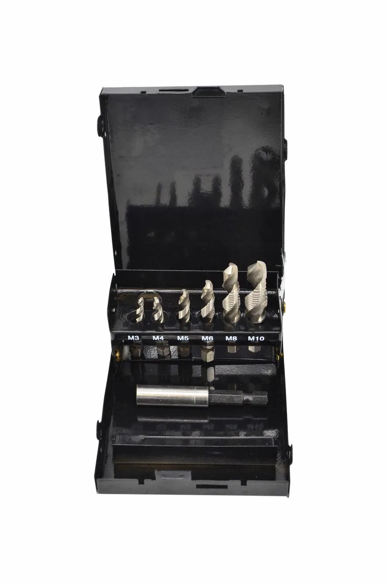 AW20550 - Boormachine Accessoire - HSS M2 - 7-delige Set - 1/4" Hexaqua-aansluiting - Voor Staal en Aluminium von AWTOOLS – Produktbild
