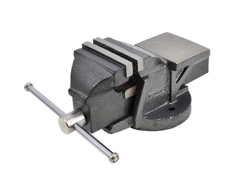 AW24233 Bankschroef - 150 mm / 6 Inch - Vast Model - Nodulair Gietijzer (SG Iron) - Met Groot Aambeeld - Professioneel - 5903678604059 de AWTOOLS – image du produit