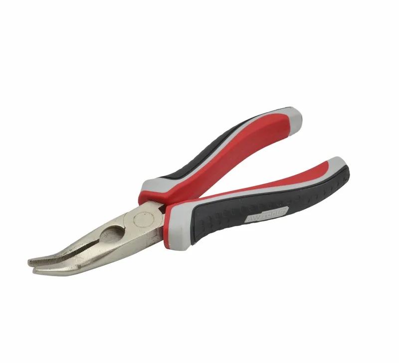 AW31065 - Gebogen Verlengde Tang - 200mm - Ergonomische Handgreep - Duurzaam by AWTOOLS, Black – product image
