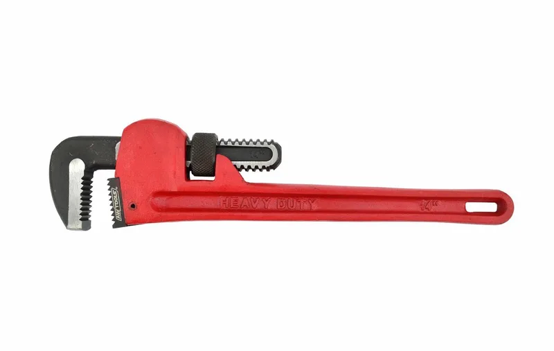 AW31412 - Stillson Pijpsleutel - 24" - 600mm - Ergonomische Vorm van AWTOOLS, Rood – productafbeelding