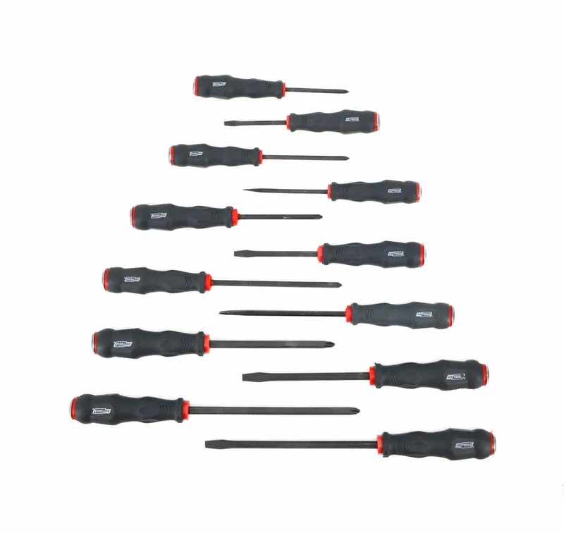 AW36952 - Schroevendraaierset - 12 stuks - CrV S2 Staal - Ergonomische Handgreep by AWTOOLS – product image