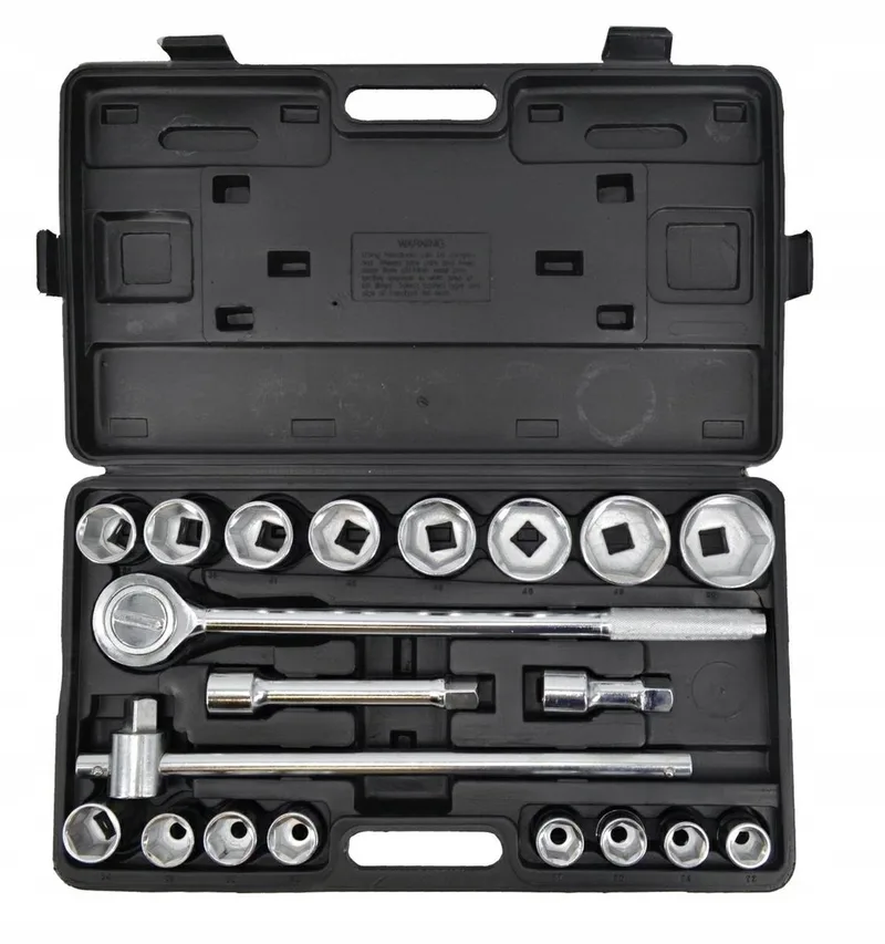 AW39021 - Dopsleutelset - 21-delig - Chroom-Vanadiumstaal - 3/4" - Met Koffer fra AWTOOLS – produktbillede