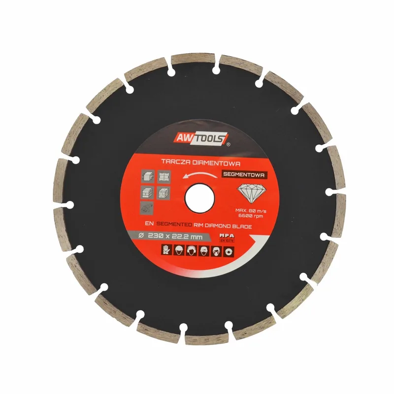AW45180 - Diamantzaagblad - Segment - 180mm - 25,4mm by AWTOOLS – product image