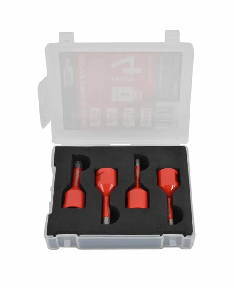 AW47305 - Diamanten Kernboor Set - Voor Gres en Graniet - 6mm, 8mm, 10mm - Inclusief Aluminium Koffer by AWTOOLS – product image