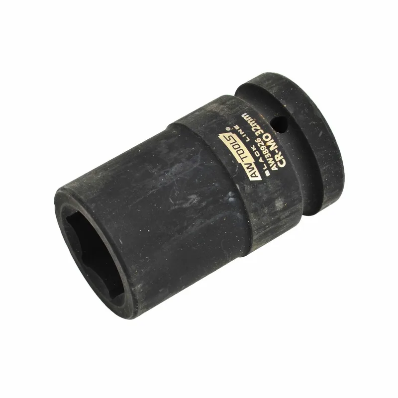 Black Line - Dopsleuteldop - 30mm - Cr-Mo Staal - Lang van AWTOOLS – productafbeelding