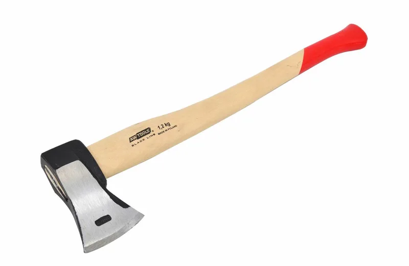 Black Line Serie - Kloofbijl - 1,2 kg - Houten Steel - Geklonken Hoofd de AWTOOLS – image du produit