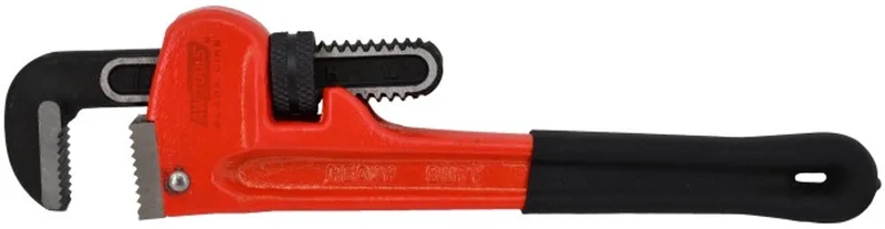 Black Line - Verstelbare Pijpsleutel - 450mm - CrV Staal - Stillson Type by AWTOOLS, Black – product image