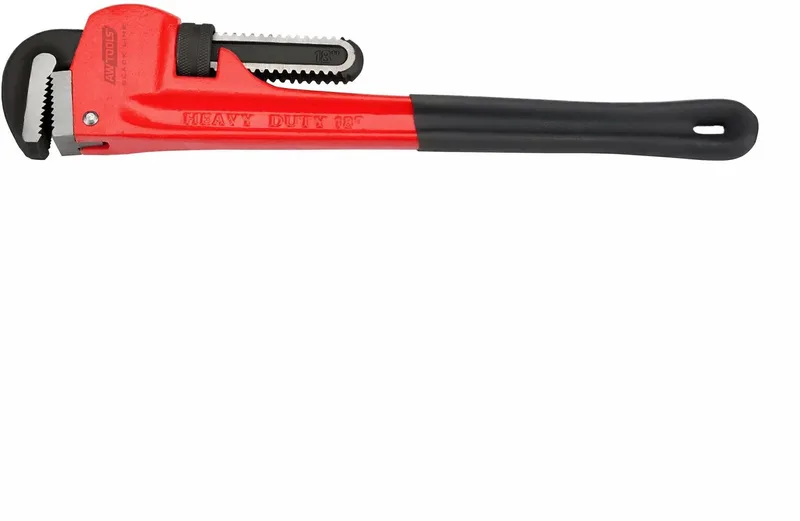 Black Line - Verstelbare Stillson Pijpsleutel - 350mm - Ergonomisch - Sterke Grip van AWTOOLS, Zwart – productafbeelding
