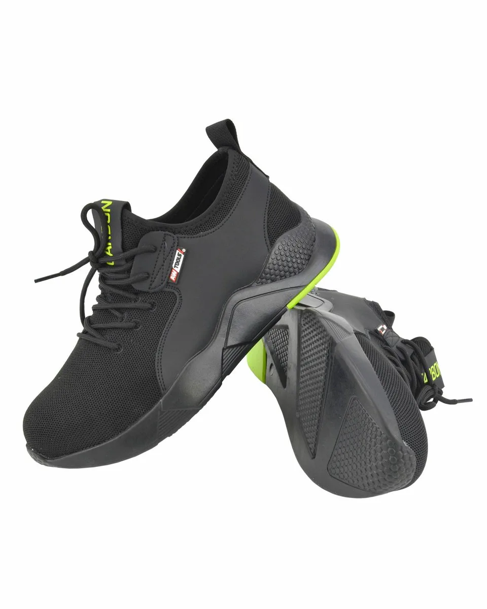 Carbon - Veiligheidsschoenen - Klasse S3 - Composiet Neus - Kevlar Inlegzool van AWTOOLS, Zwart – productafbeelding