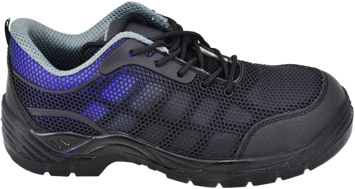 Comodo Serie - Werkschoenen - S1P SRC - Veiligheidsneus - Kevlar Antipenetratie de AWTOOLS, Bleu – image du produit