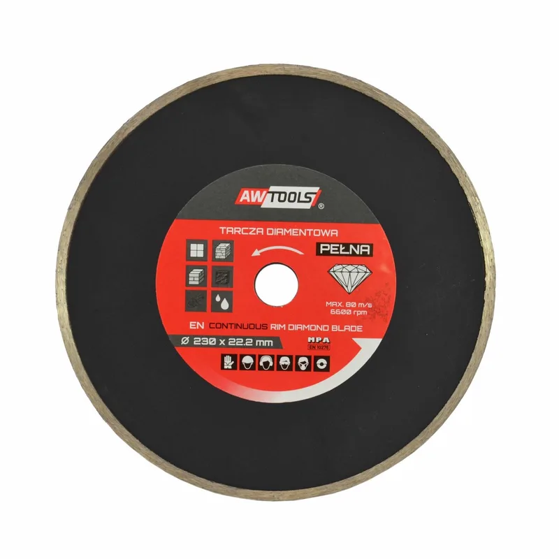 Diamantzaagblad - 200mm - Voor nat snijden - Hoge Precisie by AWTOOLS – product image