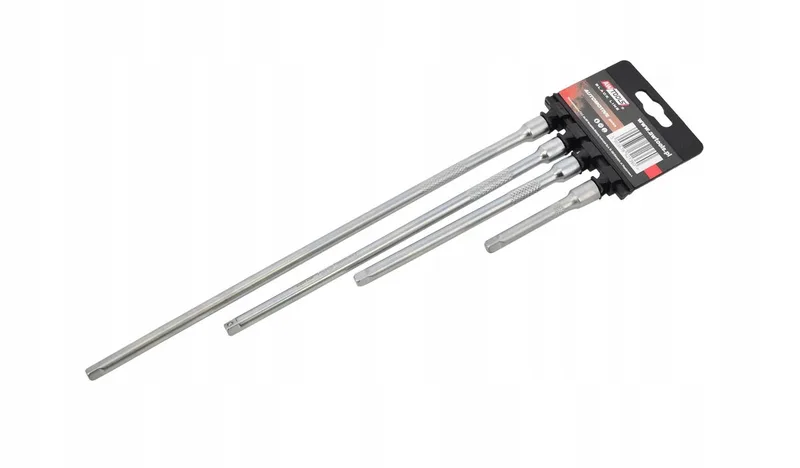 Dopsleutelset 1/4" 4-delig - 75mm t/m 300mm - Verlengstukken von AWTOOLS – Produktbild