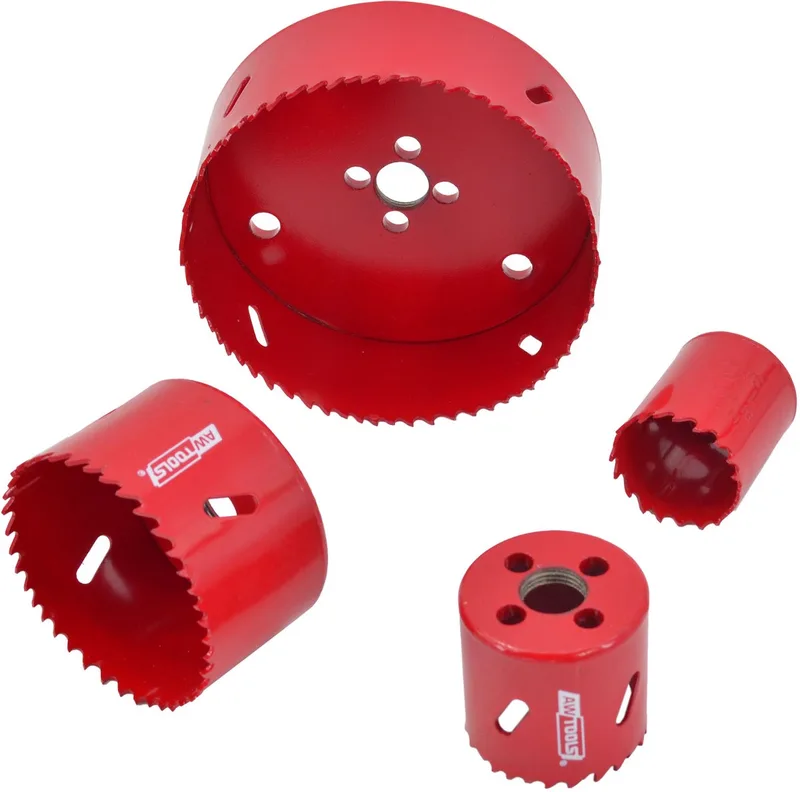 Gatenzaag - 48 mm - Bi-metaal HSS M3 - Professionele kwaliteit - Universeel inzetbaar von AWTOOLS – Produktbild