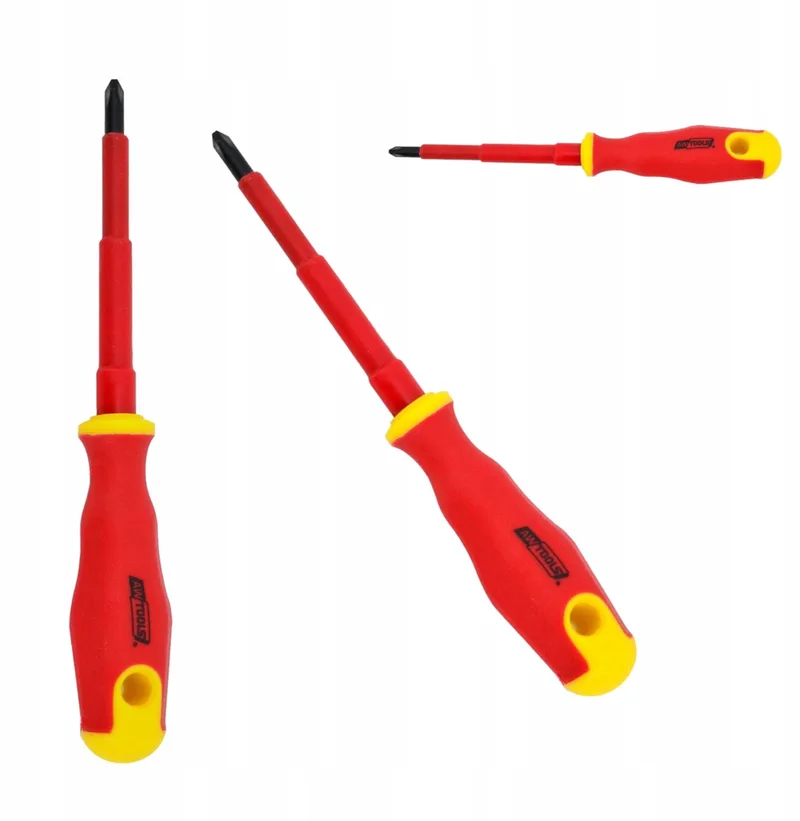 Geïsoleerde VDE Kruiskopschroevendraaier PH2x100mm voor Elektrisch Werk de AWTOOLS – image du produit