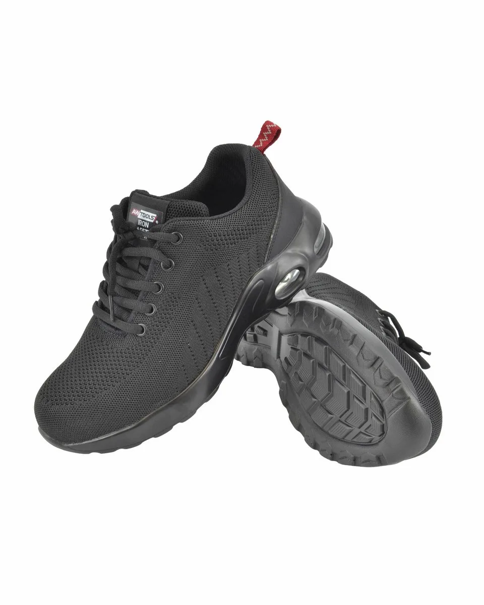 IRON Serie - Werklaarzen - Sportief Design - Comfortabel - Ademend von AWTOOLS, Schwarz, Grau, 43 – Produktbild