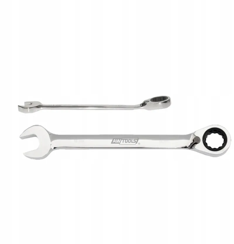 Klucz Gereedschap - Plaats-Ring-Ratelsleutel - 22mm - Chroom-Vanadium Staal - Polished - Ergonomisch by AWTOOLS – product image