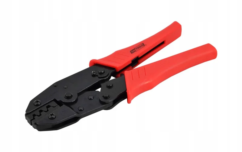 Krimptang voor niet-geïsoleerde connectoren 220mm by AWTOOLS, Red – product image