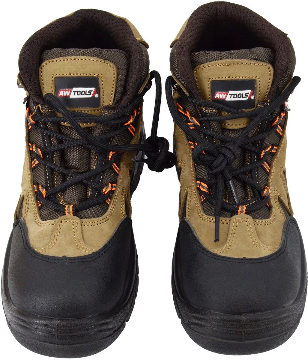 Merano Serie - Werkschoenen Hoog - Staal - SBP SRC de AWTOOLS, Marron – image du produit